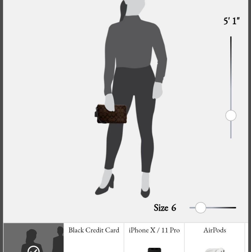 *SOLD*Coach signature Wristlet / Wallet - Picture 3 of 4